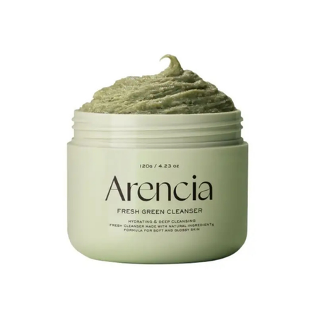 Nettoyant doux exfoliant et purifiant au thé vert Arencia