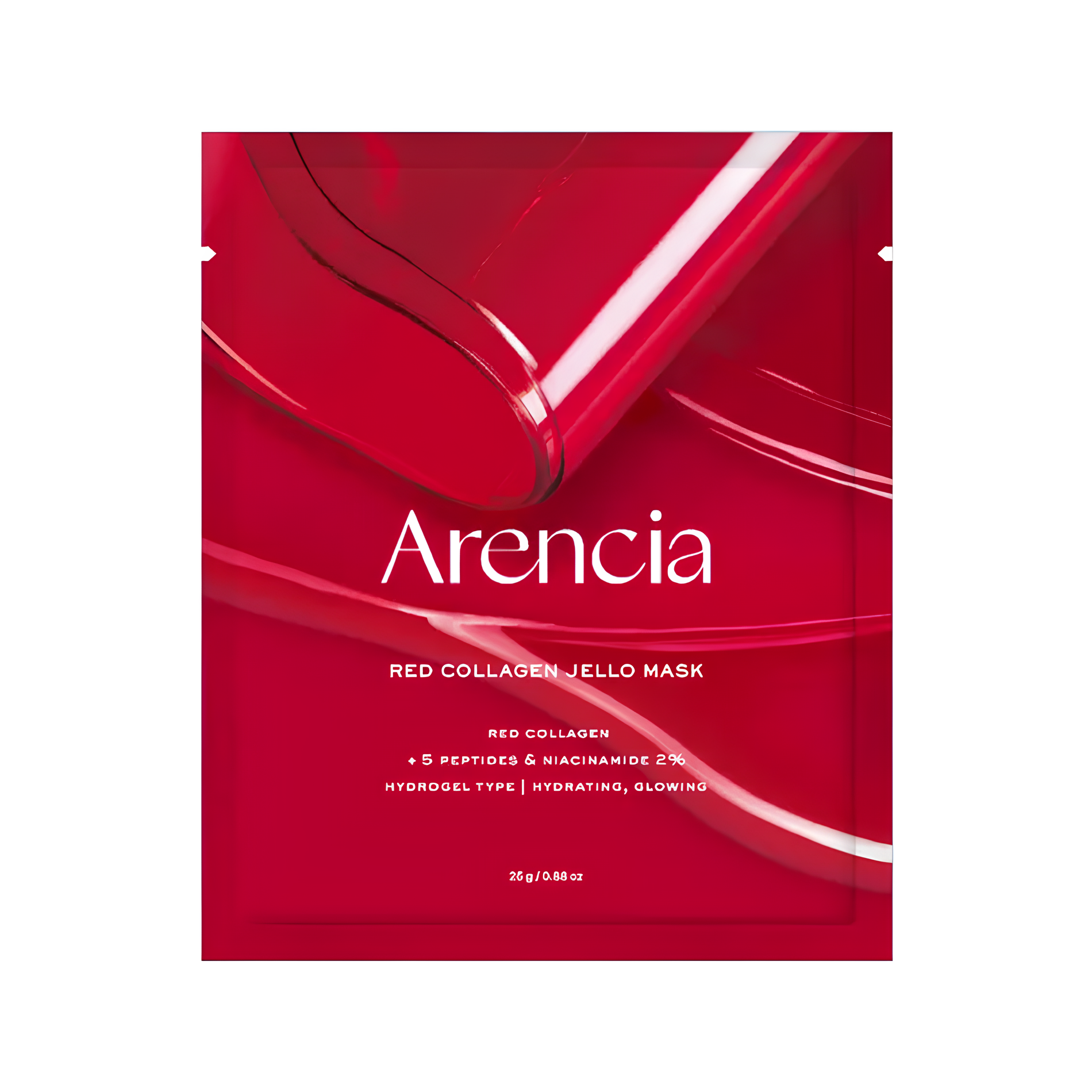 Masque hydratant et raffermissant au collagène rouge Arencia