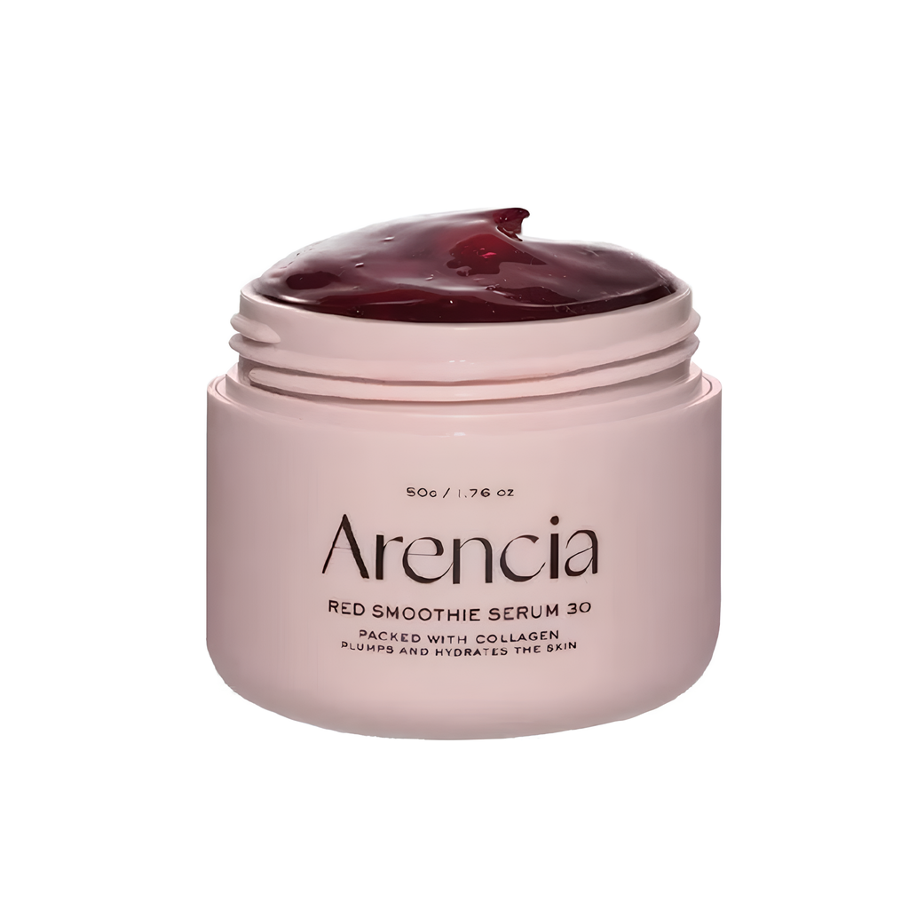 Masque sérum de nuit hydratant au collagène rouge Arencia