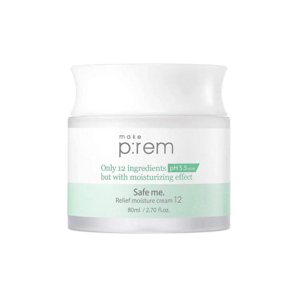 Crème hydratante apaisante 12 ingrédients Make p:rem
