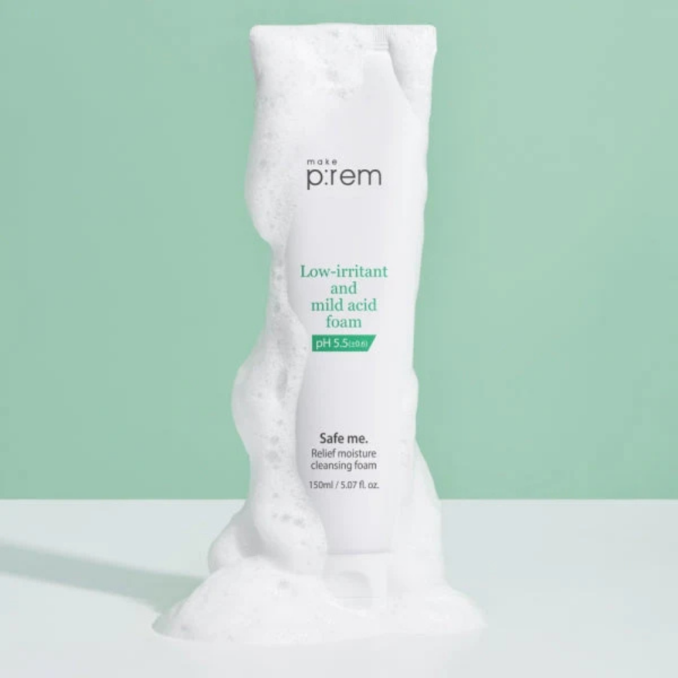 MAKE P:REM – Safe Me. Relief Moisture Cleansing Foam