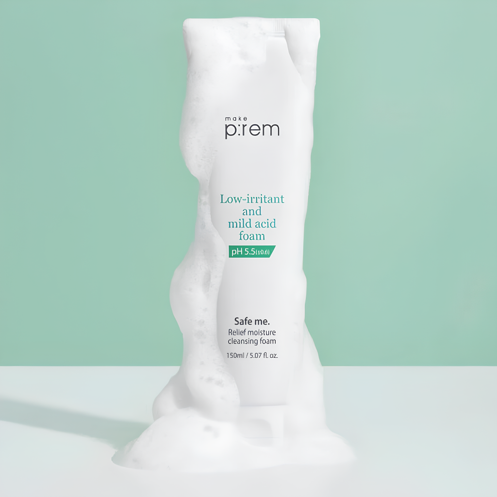 MAKE P:REM – Safe Me. Relief Moisture Cleansing Foam