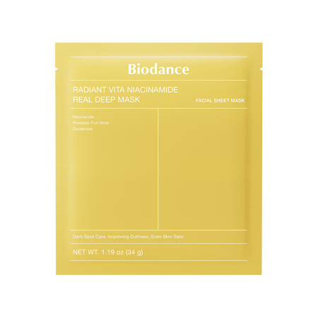 Masque Biodance jaune à la niacinamide