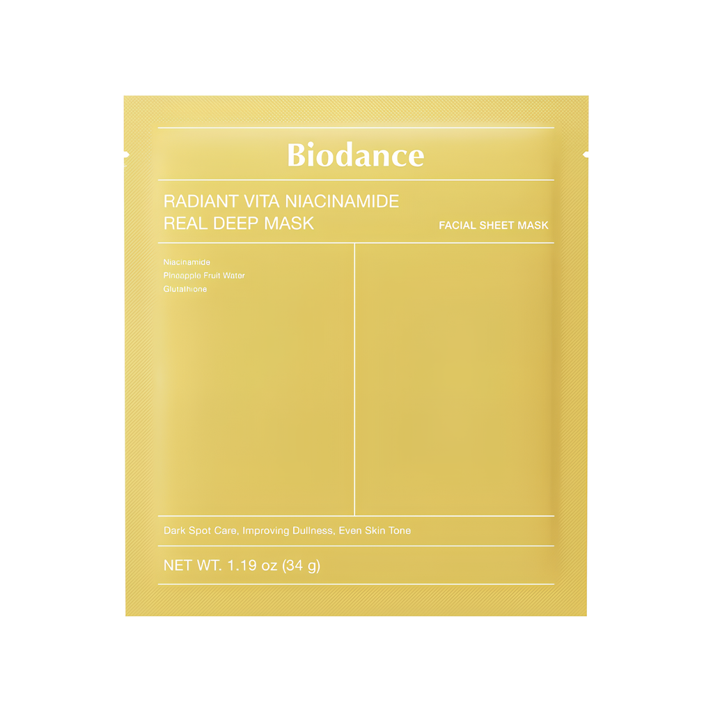 Masque Biodance jaune à la niacinamide