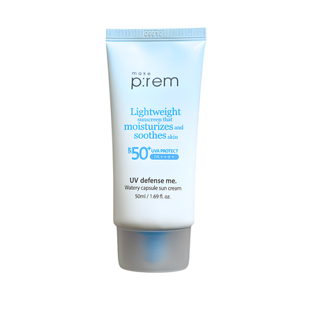 Crème solaire Make P:Rem bleue hydratante