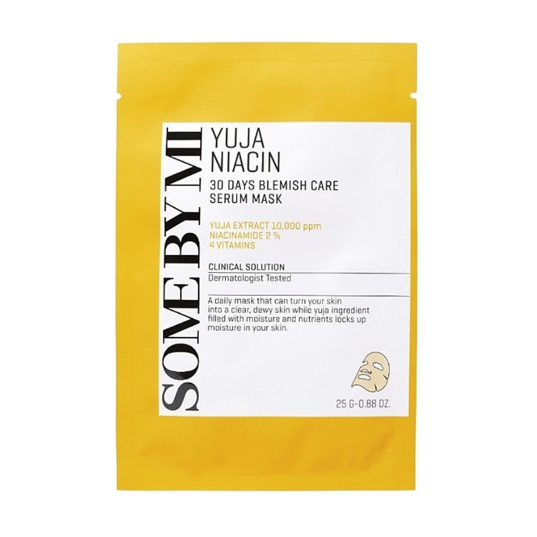 SOME BY MI - Yuja Niacin Blemish Care Serum Mask