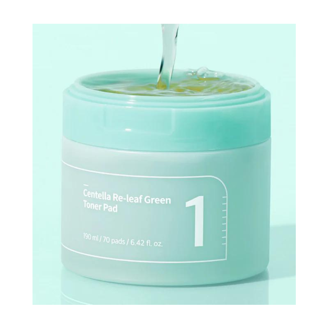 NUMBUZIN - No.1 Centella Re-Leaf Green Toner Pads